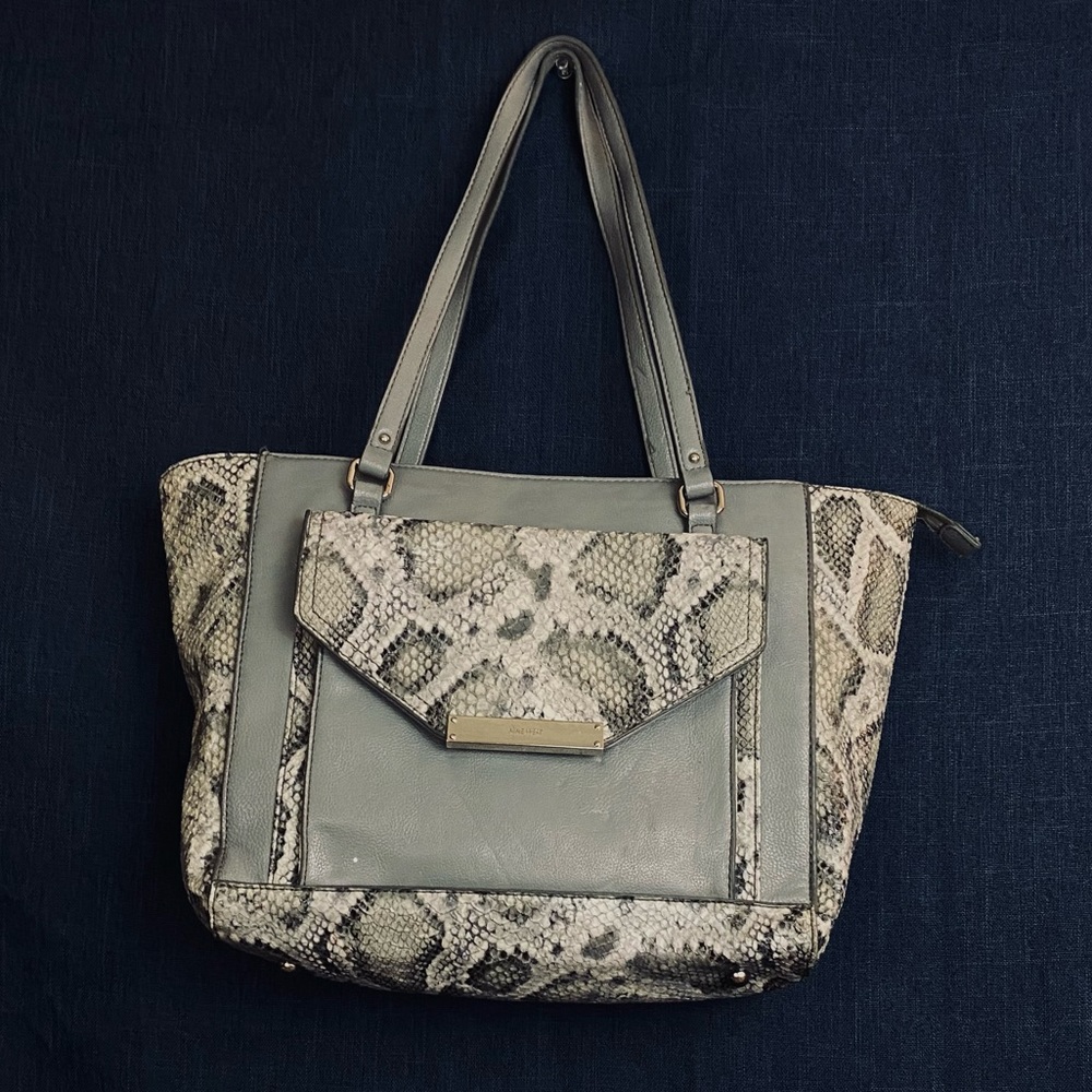 Nine West Faux snake skin handbag